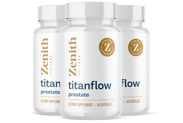 TitanFlow 3 bottles — 90-day supply